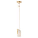 Maxim Dart Satin Brass 1 Light Mini-Pendant 91280SWSBR