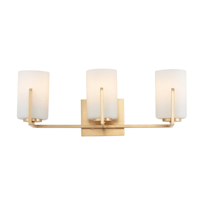 Maxim Dart Satin Brass 3 Light Bath Vanity 21283SWSBR
