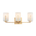 Maxim Dart Satin Brass 3 Light Bath Vanity 21283SWSBR
