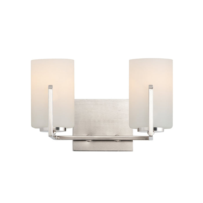 Maxim Dart Satin Nickel 2 Light Bath Vanity 21282SWSN