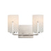 Maxim Dart Satin Nickel 2 Light Bath Vanity 21282SWSN