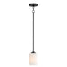 Maxim Deven Black 1 Light Suspension Pendant 90030SWBK