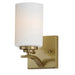 Maxim Deven Satin Brass 1 Light Wall Sconce 20030SWSBR