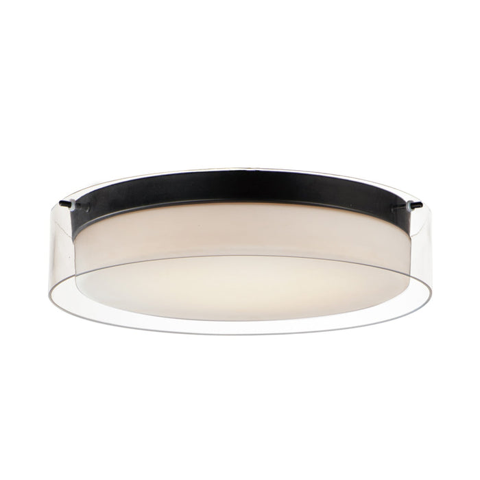 Maxim Duo Black LED 1 Light Flushmount 12284CLSWBK