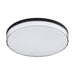 Maxim Edge Black LED 1 Light Flushmount 59764CLFTBK - Flushmounts