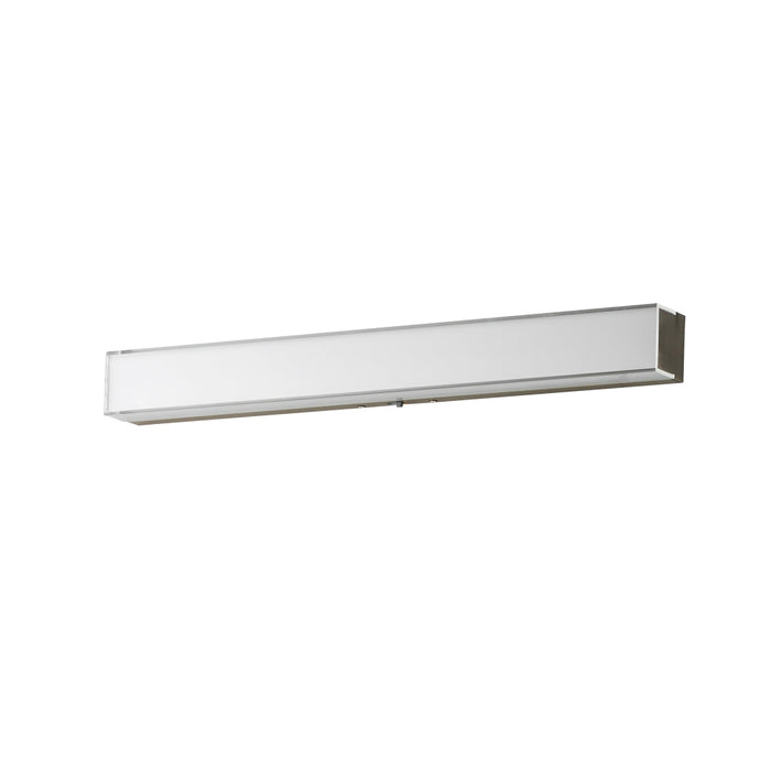 Maxim Edge Satin Nickel LED 1 Light Bath Vanity 59002CLFTSN - Bath Vanitys