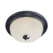 Maxim Essentials - 583x Black 2 Light Flushmount 5831FTBK