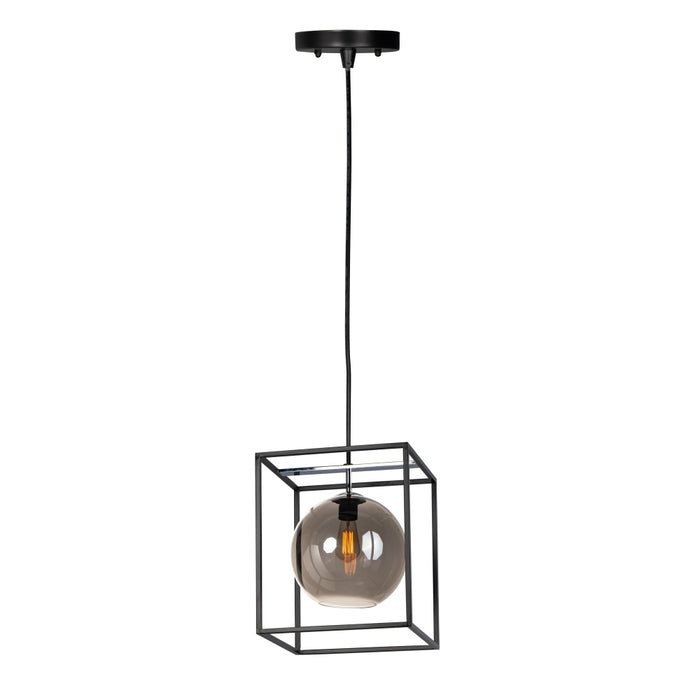 Maxim Fluid Black Polished Chrome LED 1 Light Pendant 11367MSKBKPC