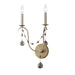 Maxim Formosa Ecru Venetian Gold 2 Light Wall Sconce 20482ECVG