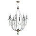 Maxim Formosa Golden Noir 8 Light Chandelier 20488GN