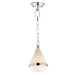 Maxim Giza Polished Nickel 1 Light Mini-Pendant 10372WTPN