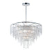 Maxim Glacier White Polished Chrome 19 Light Chandelier 30737CLWTPC