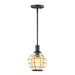 Maxim Heirloom Black Burnished Brass 1 Light Mini-Pendant 11541BKBUB