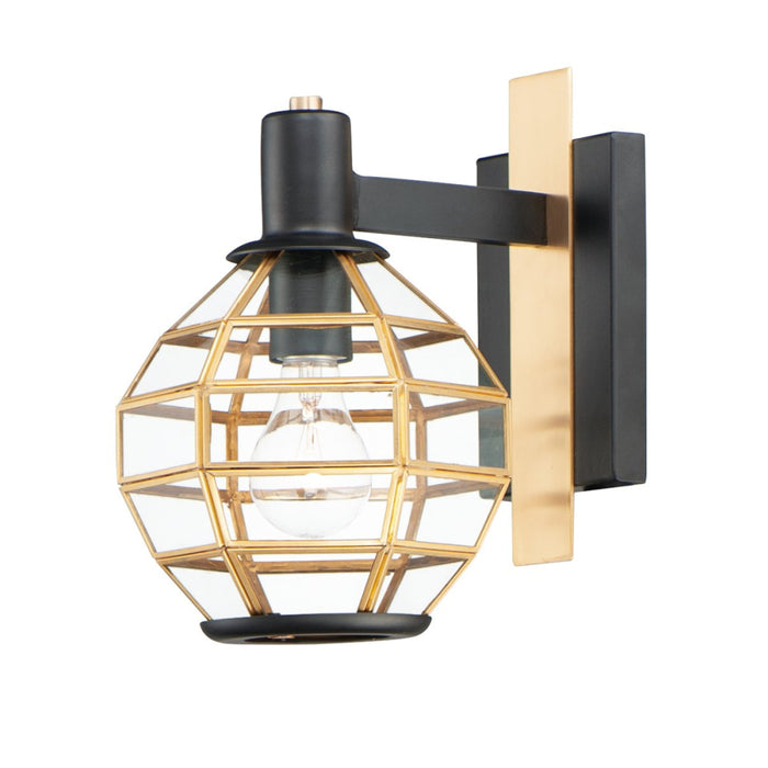 Maxim Heirloom Black Burnished Brass 1 Light Outdoor Wall Sconce 11543BKBUB
