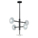 Maxim Helio Black 5 Light LED Pendant 24765FTSWBK