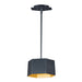 Maxim Honeycomb Black Gold 1 Light LED Mini-Pendant 30331BKGLD