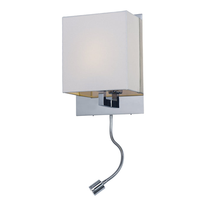 Maxim Hotel Polished Chrome 1 Light LED Wall Sconce 50117WAPC