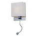Maxim Hotel Polished Chrome 1 Light LED Wall Sconce 50117WAPC