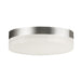 Maxim Illuminaire II Satin Nickel 1 Light LED Flushmount 57682CLFTSN
