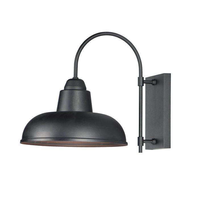 Maxim Industrial Black 1 Light Outdoor Wall Sconce 10118BK