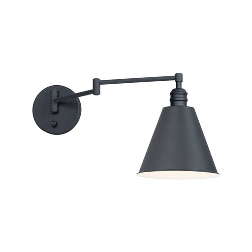 Maxim Library Black 1 Light Wall Sconce 12220BK