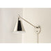 Maxim Library Polished Nickel 1 Light Wall Sconce 12222PN