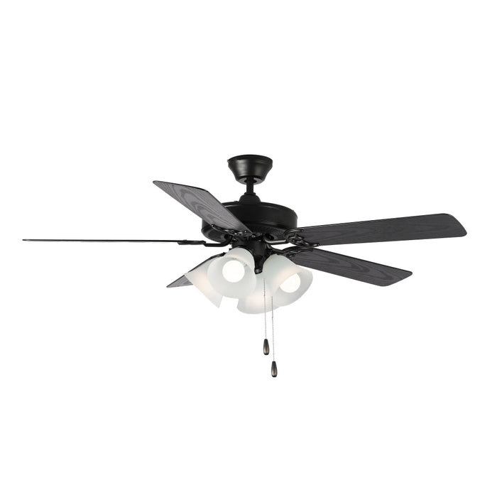 Maxim Lighting Basic-Max Black Walnut Pecan LED Indoor Ceiling Fan 89907FTBKWP - Indoor Ceiling Fans