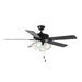Maxim Lighting Basic-Max Black Walnut Pecan LED Indoor Ceiling Fan 89907FTBKWP - Indoor Ceiling Fans