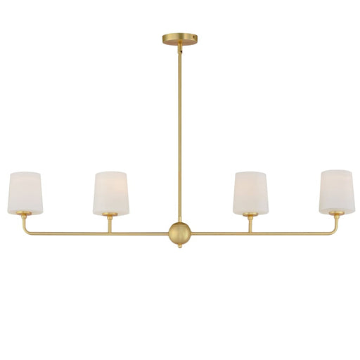 Maxim Lighting Bristol Satin Brass Linear Pendant 12097SWSBR - Pendants