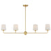Maxim Lighting Bristol Satin Brass Linear Pendant 12097SWSBR - Pendants