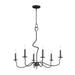 Maxim Lighting Padrona Black Oxide Chandelier 27706BO - Chandeliers