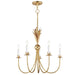 Maxim Lighting Paloma Gold Leaf Chandelier 2885GL - Chandeliers