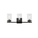 Maxim Lighting Pinn Black Satin Brass Bath Vanity 12403CLBKSBR - Bath & Vanity