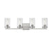 Maxim Lighting Pinn Satin Nickel Bath Vanity 12404CLSN - Bath & Vanity