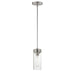 Maxim Lighting Pinn Satin Nickel Outdoor Mini-Pendant 12406CLSN - Outdoor Mini-Pendants
