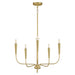 Maxim Lighting Vela Satin Brass Chandelier 24815SBR - Chandeliers