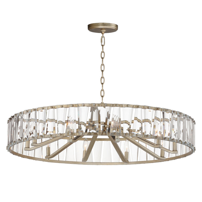 Maxim Odeon Golden Silver 10 Light Chandelier 21869BCGS - Chandeliers
