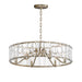 Maxim Odeon Golden Silver 6 Light Chandelier 21866BCGS - Chandeliers