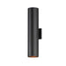 Maxim Outpost Black 2 Light Outdoor Wall Mount 26105BK