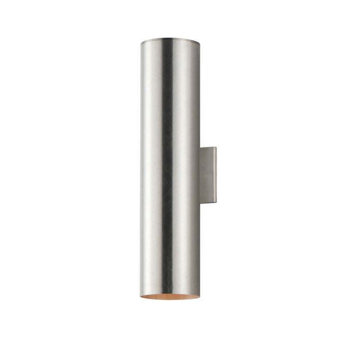 Maxim Outpost Brushed Aluminum 2 Light Outdoor Wall Mount 26109AL