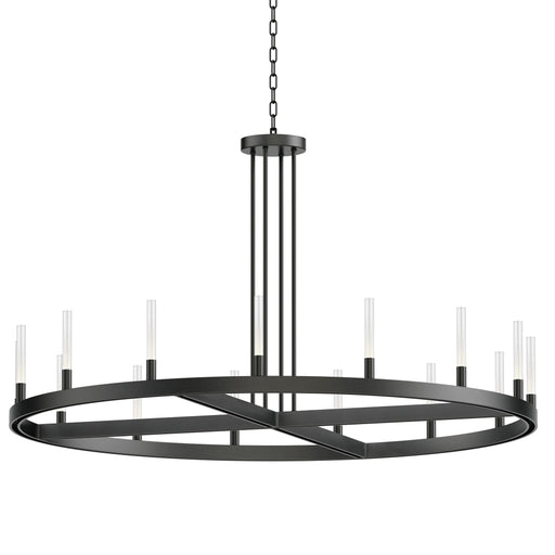 Maxim Ovation Black LED 15 Light Chandelier 16168CRBK