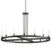 Maxim Ovation Black LED 15 Light Chandelier 16168CRBK
