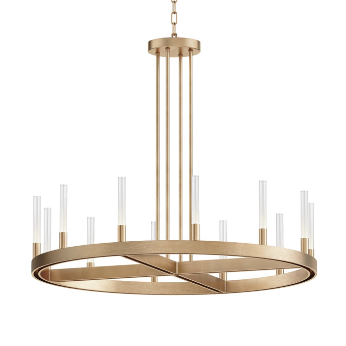 Maxim Ovation Gold LED 12 Light Chandelier 16164CRGLD