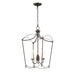 Maxim Plumette Chestnut Bronze 3 Light Pendant 12163CHB