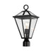 Maxim Prism Black 1 Light Outdoor Post Lantern 30568CLBK - Outdoor Post Lights