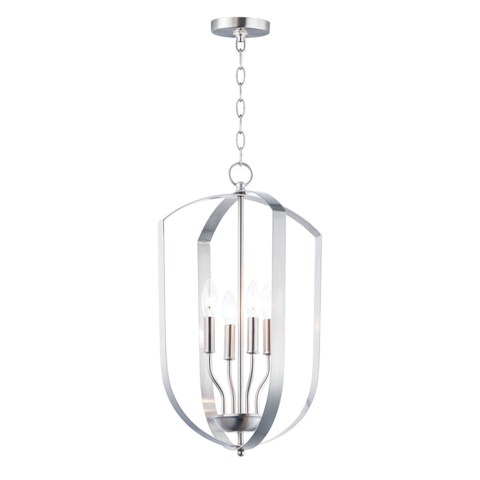 Maxim Provident Satin Nickel 4 Light Chandelier 10034SN
