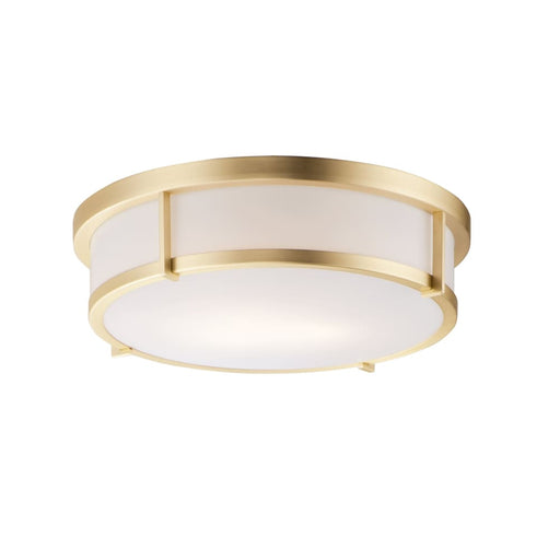 Maxim Rogue E26 Satin Brass 3 Light Flushmount 10270WTSBR