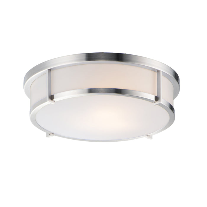 Maxim Rogue E26 Satin Nickel 3 Light Flushmount 10270WTSN