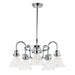 Maxim Seafarer Polished Chrome LED 5 Light Chandelier 26117CDPC/BUL - Chandeliers