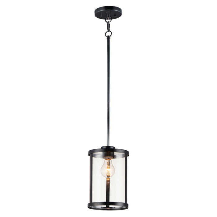 Maxim Sentinel Black 1 Light Pendant 25252CLBK